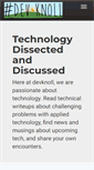 Mobile Screenshot of devknoll.net