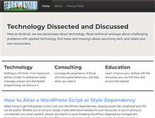 Tablet Screenshot of devknoll.net
